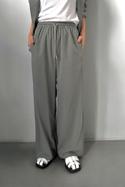 WASHABLE ���饹�ƥ��å��������ѥ�� [GREY GREEN]