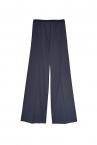 ASYMMETRIC ORGANZA SKIRT PANTS SET [BLACK]