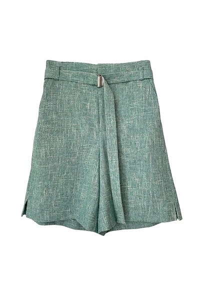 THE KEIJI / IJIITCo. ONLINE STORE/商品詳細 デニムライクツイードショートパンツ [GREEN]
