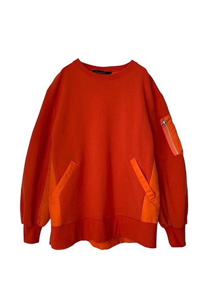 WASHABLE΢ӡMA-1ץ륪С[ORANGE]