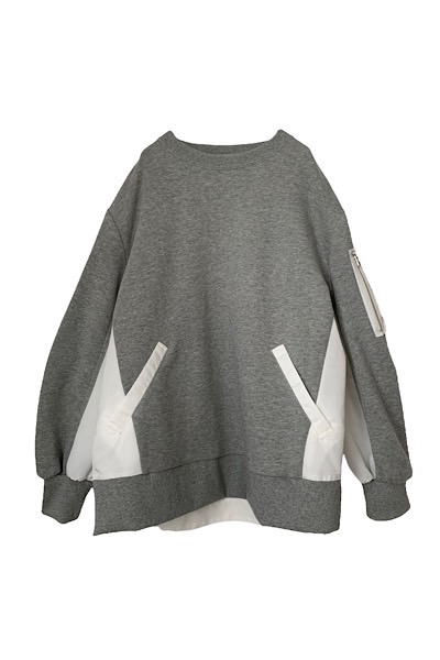 WASHABLE΢ӡMA-1ץ륪С[GREY WHITE]
