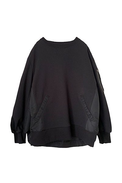 WASHABLE΢ӡMA-1ץ륪С[BLACK]