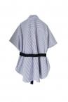 HYBRID DENIM STRIPE SHIRT [BLUE��D.INDIGO]