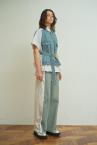 HYBRID DENIM STRIPE SHIRT [GREY��L.INDIGO]