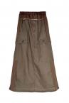 HYBRID DENIM CARGO SKIRT[KHAKI GREEN]