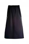 HYBRID DENIM CARGO SKIRT[BLACK]