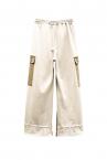 HYBRID DENIM CARGO SWEAT PANTS [BEIGE]