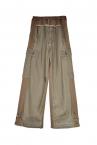 HYBRID DENIM CARGO SWEAT PANTS [KHAKI GREEN]