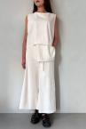 WASHABLE쥤䡼ɥ꡼֥쥹ȥåץ [WHITE]