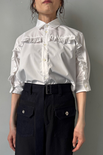 WASHABLE�ե�륮�㥶������� [WHITE]