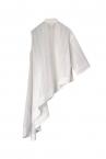 ASYMMETRIC FLARED SHIRT [WHITE]