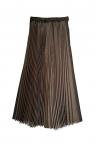 PLEATED BACK WIDE LEG PANTS [KHAKI GREEN]