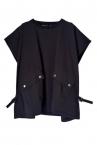 DOUBLE POCKET T-SHIRT [BLACKBLACK]