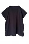 DOUBLE POCKET T-SHIRT [BLACKBLACK]