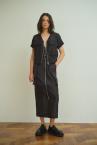 ORGANZA JACKET��COAT DRESS SET [BLACK]