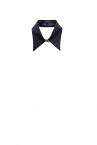DETACHABLE COLLAR SLEEVELESS SHIRT [BLACKBLACK]