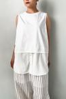 WASHABLE �쥤�䡼�ɥȥåץ� [WHITE]