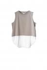 WASHABLE �쥤�䡼�ɥȥåץ� [TAUPE]