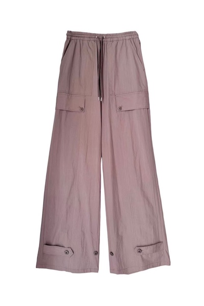 DRAWSTRING CARGO PANTS [MOCHA BISQUE]
