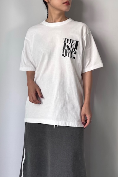 WASHABLE LOGO T [WHITE]