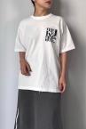 WASHABLE LOGO T [WHITE]