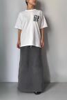 WASHABLE LOGO T [WHITE]