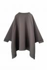 WASHABLE エアクッション ケープトップス [TAUPE BROWN]