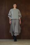 MA-1SLEEVE JERSEY TOP [LIGHT GREY]