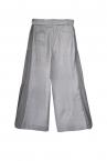 SIDE TIERED WIDE LEG PANTS [GREY]