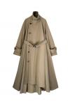 FLARED TRENCH COAT [BEIGE]