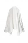 FLARED PEPLUM SHIRT [WHITE]