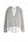 WASHABLE ΢ӡߥȥåץå [GREYWHITE]