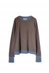WASHABLE�쥤�䡼�ɥ��󥰥��꡼�֥ȥåץ� [MOCHA��BLUE]
