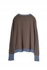 WASHABLE�쥤�䡼�ɥ��󥰥��꡼�֥ȥåץ� [MOCHA��BLUE]