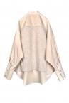 HYBRID V-NECK KNIT SHIRT [BEIGE STRIPEBEIGE]
