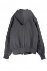 HYBRID SWEAT HOODIE BLAZER [DARK GREYBLACK]