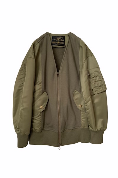 WASHABLE MA-1΢ӥΡ顼֥륾[KHAKI]