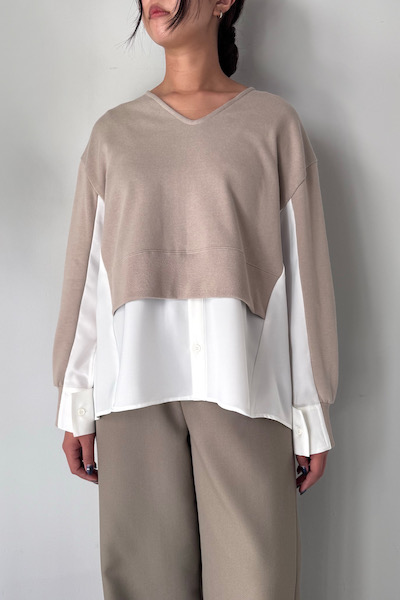 WASHABLE Vͥå쥤䡼ɥȥåץ [BEIGE]