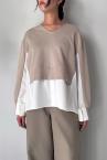 WASHABLE Vͥå쥤䡼ɥȥåץ [BEIGE]