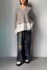WASHABLE Vͥå쥤䡼ɥȥåץ [GREY]