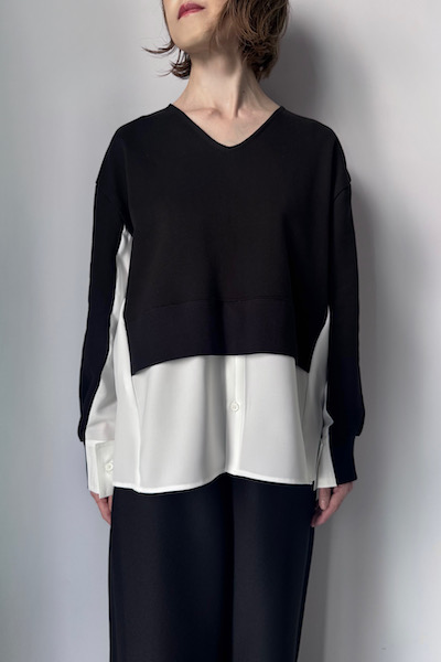 WASHABLE Vͥå쥤䡼ɥȥåץ [BLACK]