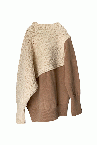COLOUR BLOCK SWEATER[OFF-WHITEBEIGE]