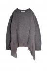 HYBRID TULLE KNIT SWEATER [GREY]