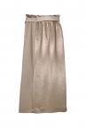 BLAZER PANEL SIDE ZIP SKIRT [BEIGE]