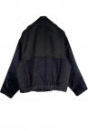 REVERSIBLE PATCHWORK SHORT COAT [NAVY]