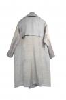 REVERSIBLE PATCHWORK  COAT [GREY]