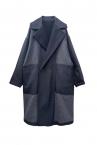 REVERSIBLE PATCHWORK  COAT [BLACK]