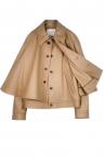 DOUBLE LAYER SHORT COAT [BEIGE]