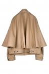 DOUBLE LAYER SHORT COAT [BEIGE]