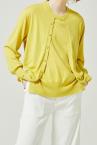 CAPE SLEEVE MULTI-WAY KNIT PULLOVER [YELLOW]
